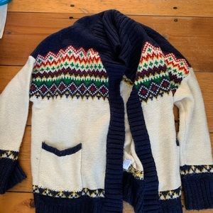 Over sized open sweater
